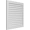 Ekena Millwork Vertical Surface Mount PVC Gable Vent: Non-Functional, w/3-1/2"W x 1"H, Standard Frame, 38"W x 40"H GVPVE38X4001SN - alternate 2